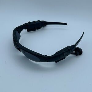 Wireless Sport Sunglasses with Built-In Bluetooth Headset - Black